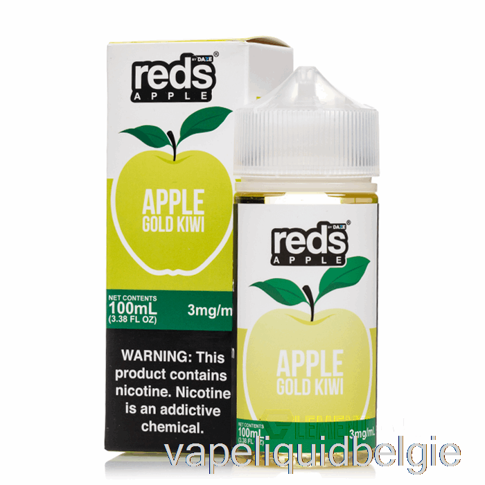 Vape Smaken Gold Kiwi - Rode Appel E-liquid - 7 Daze - 100ml 0mg